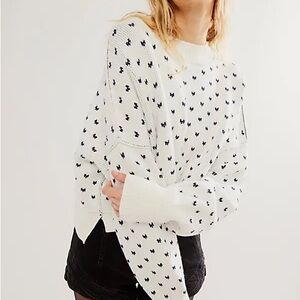 Free People Easy Street Crop Sweater